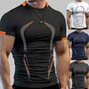 Gioiacombo&trade; T-shirt a maniche corte da uomo di moda sportiva estiva ad asciugatura rapida