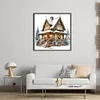 Christmas Cottage-11CT Counted Cross Stitch 50*50cm/19.69*19.69in