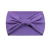 Stylish Plain Colors Elastic Knot Wide Hair Head Bands