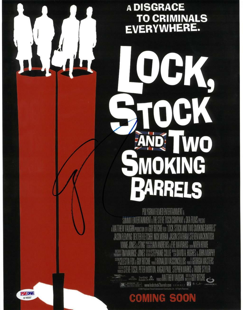 Guy Ritchie Signed Lock Stock & 2 Smoking Barrels 11x14 Photo Poster painting PSA/DNA #AF49097