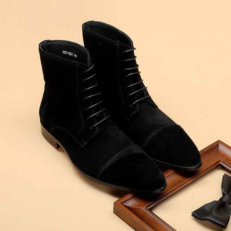 Mens Suede Dress Boots Free Shipping