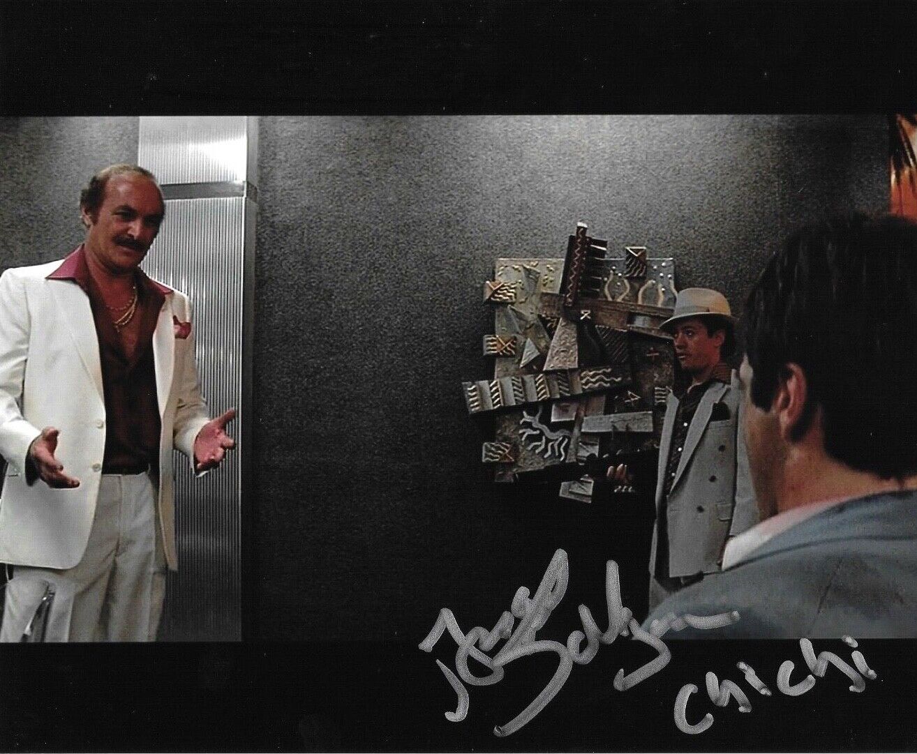 * ANGEL SALAZAR * signed 8x10 Photo Poster painting * SCARFACE * CHI-CHI * PROOF * 15