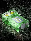 COB+SMD LED Outdoor Mini Flashlight Rotatable Power Display Hat Clip Work Light