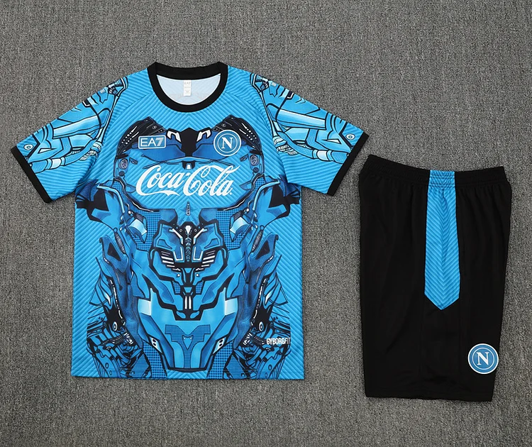 2025-26 Napoli Light Blue Adult Short-Sleeved Kit