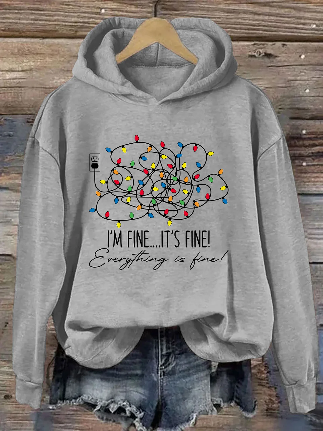 Im Fine Its Fine Everything Is Fine Hoodie