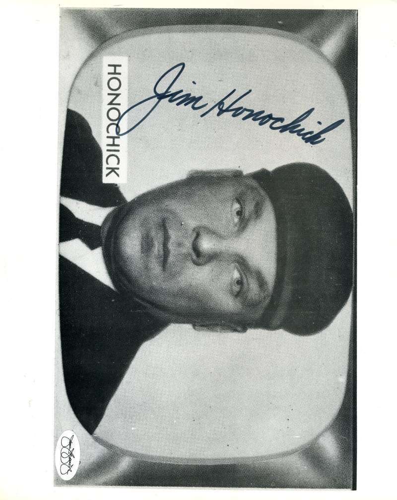 Jim Honochick Jsa Certified Authentic Hand Signed 8x10 Photo Poster painting Autograph