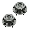TRQ Rear Wheel Hub Bearings Assembly Set Compatible with 2006-2012 Ford Fusion 2007-2012 Lincoln MKZ 2006 Zephyr 2003-2008 Mazda 6 2006-2011 Mercury Milan