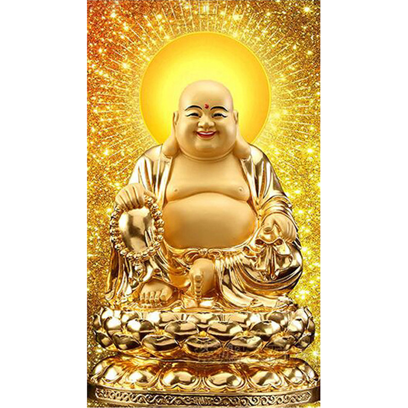 Buddha'S Light Shines 40*70cm(canvas) full round drill diamond painting