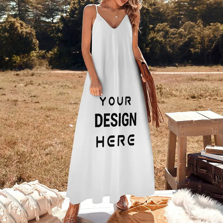 Personalized Custom Women's Long Dress Full Print