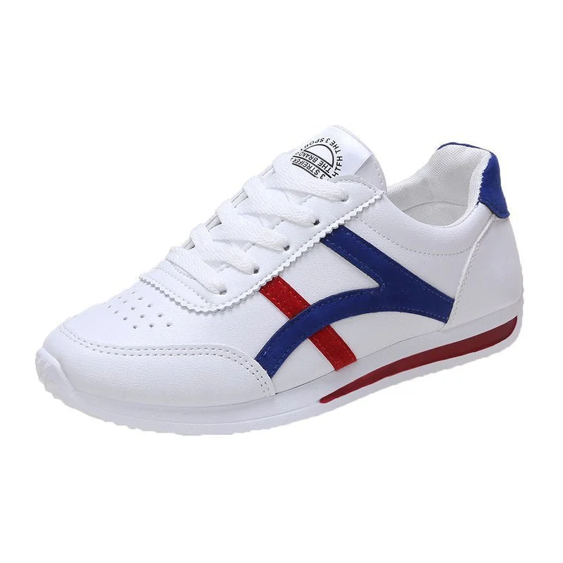 2022 Spring New Women's Shoes Striped Ins Fashion Women Sports Shoes Running Sneakers Wholesale Breathable Shoes