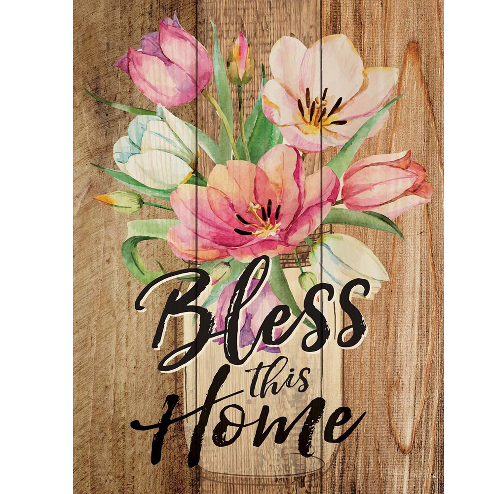 

Flower Grass - Round Drill Diamond Painting - 30*40CM, 501 Original