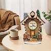 Wooden House - 5D DIY Clock