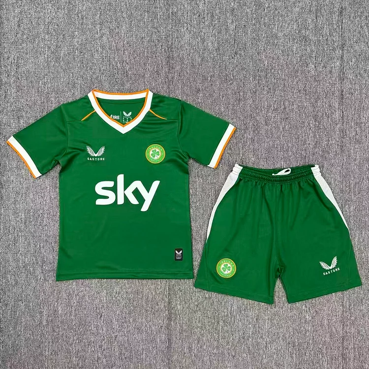 Kids Ireland 2026 World Cup Home Football Jersey