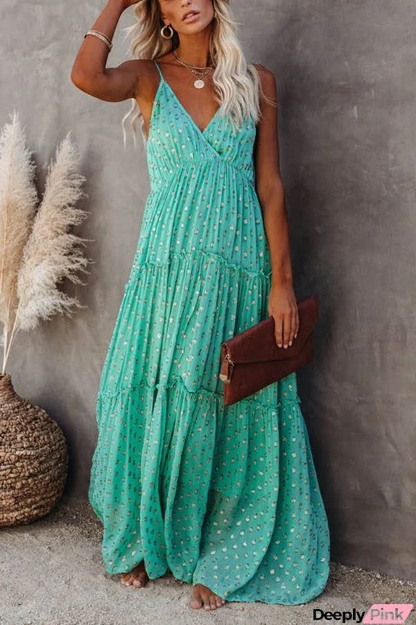 TIERED MAXI DRESS