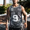  **Athlete 9 Bandana Print Tank Top - Stylish and Comfortable Workout Gear** by Inlyline