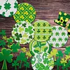 8Pcs St. Patrick'S Day Diamond Painting Coasters With Holder