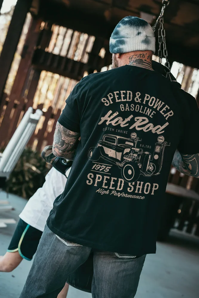 Speed & Power Hot Rod 1997 Speed Shop High Perfomance T-shirt - Devcarry