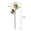 Large 12cm Blooming Dahlia Tall Stem Artificial Flower