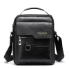 Men's Retro Vertical Portable Business Casual Leather Bag