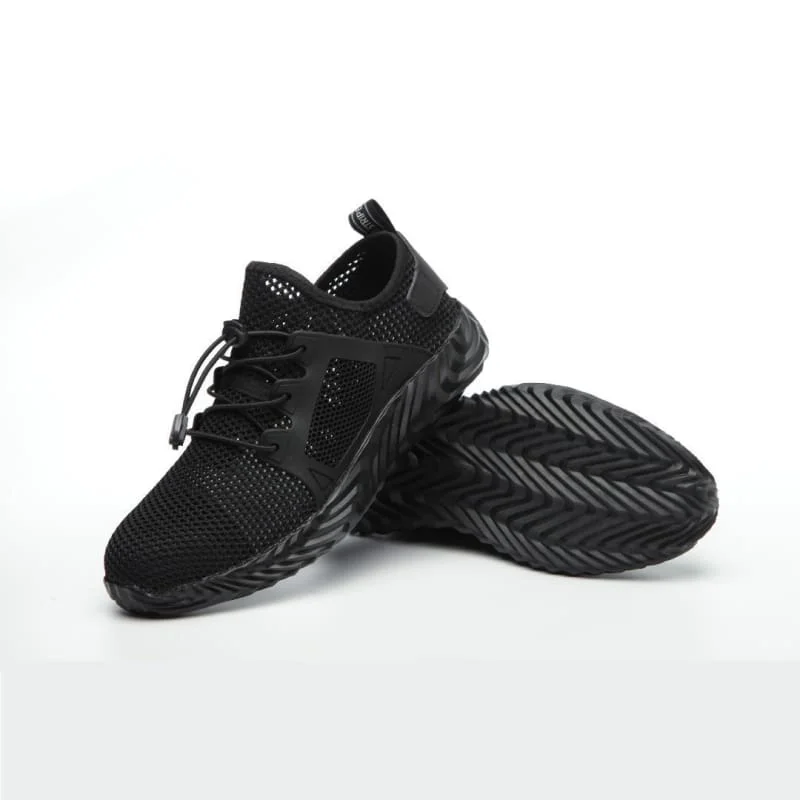 Safety Work Sneakers Non Slip Anti-Smashing Anti-Puncture Lightweight Outdoor Shoes
