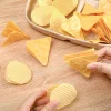 20PCS Creative Potato Chips Holder Snacks Bag Paper Book Clips Student Office Stationery