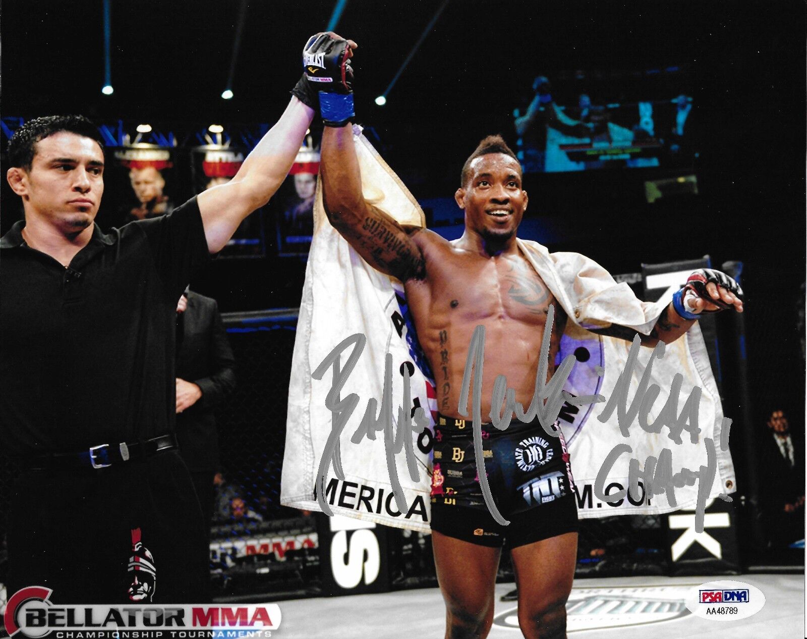 Bubba Jenkins Signed Bellator MMA 8x10 Photo Poster painting PSA/DNA COA Picture Autograph UFC 8