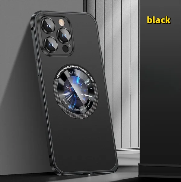 Metal Frame Elastic Buckle iphone All-inclusive Anti-fall Mobile Phone Case