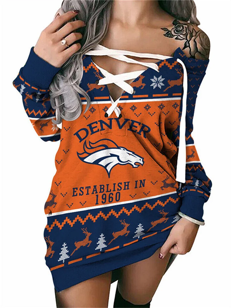 Denver Broncos
Limited Edition Lace-up Sweatshirt