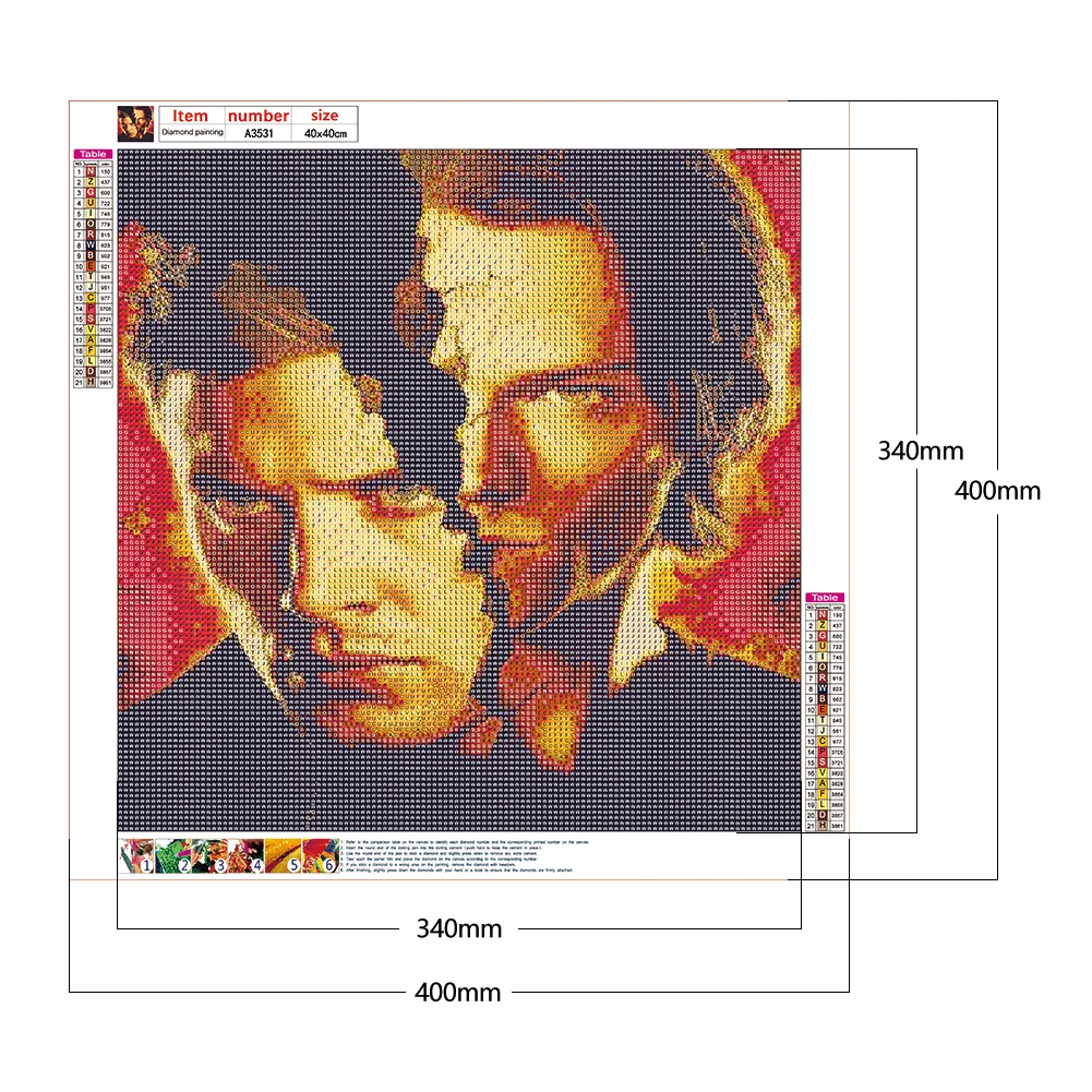 Full Round Diamond Painting 40*40cm - Stills