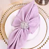 Golden Silver Flower Catering Napkin Ring