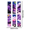 Stamped Cross Stitch Bookmark Kit for Adults Mixed Pattern 14CT 6Pcs 30x50 tapestrymarket