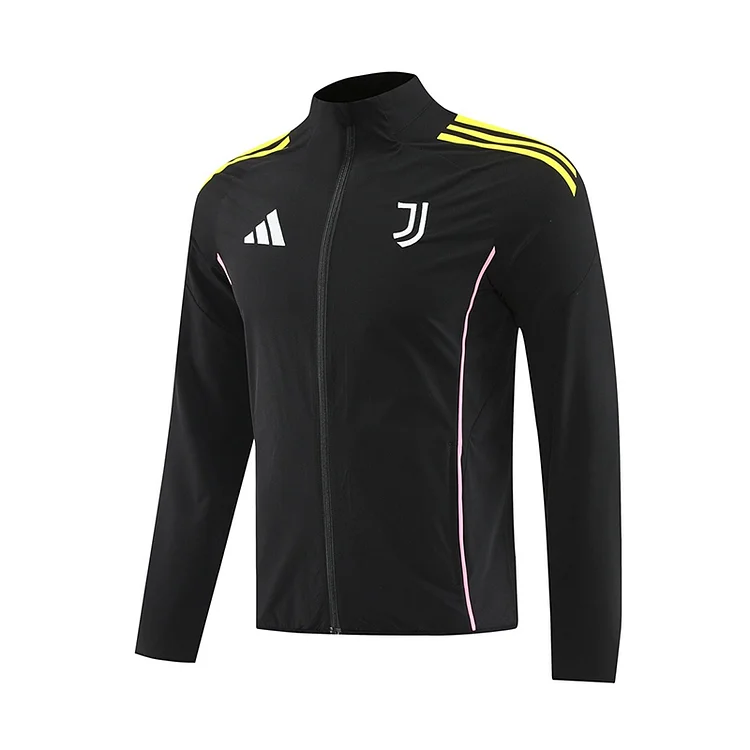 Juventus 25/26 Windbreaker Jacket【Black】