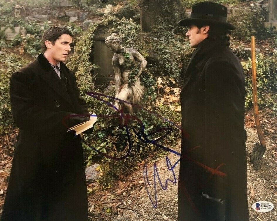 Christian Bale Hugh Jackman signed autographed 11x14 Photo Poster painting the Prestige