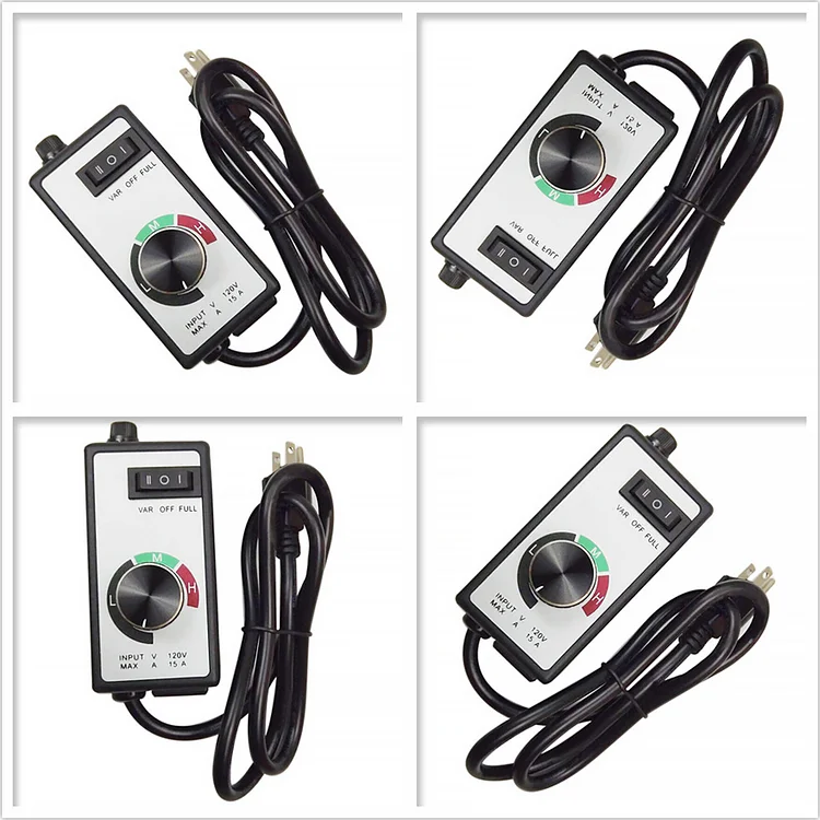Silscvtt Replacement for Router Fan Electric Motor Rheostat Variable Speed Controller AC 1500W 120V 15A