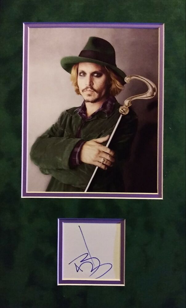 Johnny Depp signed