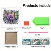 5D DIY Partial Special Shaped Drill Diamond Painting Kit Butterfly Decor With Frame Kit 18x18cm