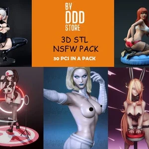 Pornhint 3d STL NSFW PACK 3d Print File Very High Quality NSFW