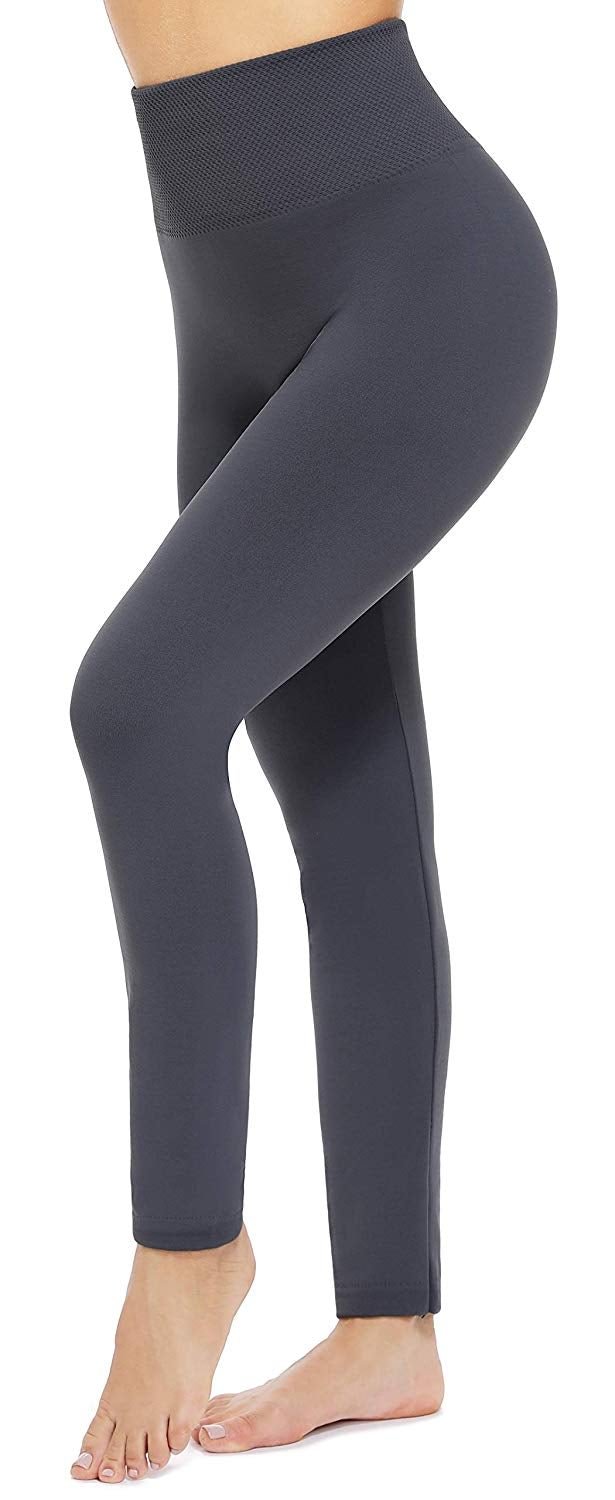 Regular/Plus Size/Petite Women's Fleece Lined Leggings High Waisted Leggings Winter Warm Leggings Tummy Control