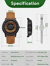 Magnetic Suspension Ball Bearings Without Pointers Wormhole Concept Men's Watch