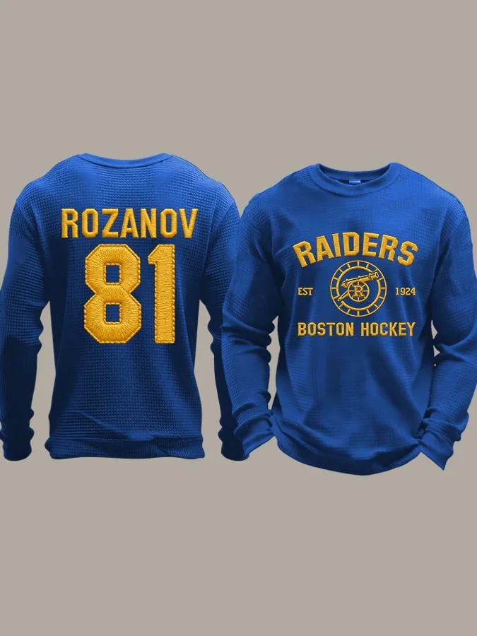 Men's Stupid Canadian wolf bird  Print Long-Sleeved T-Shirt  socialshop