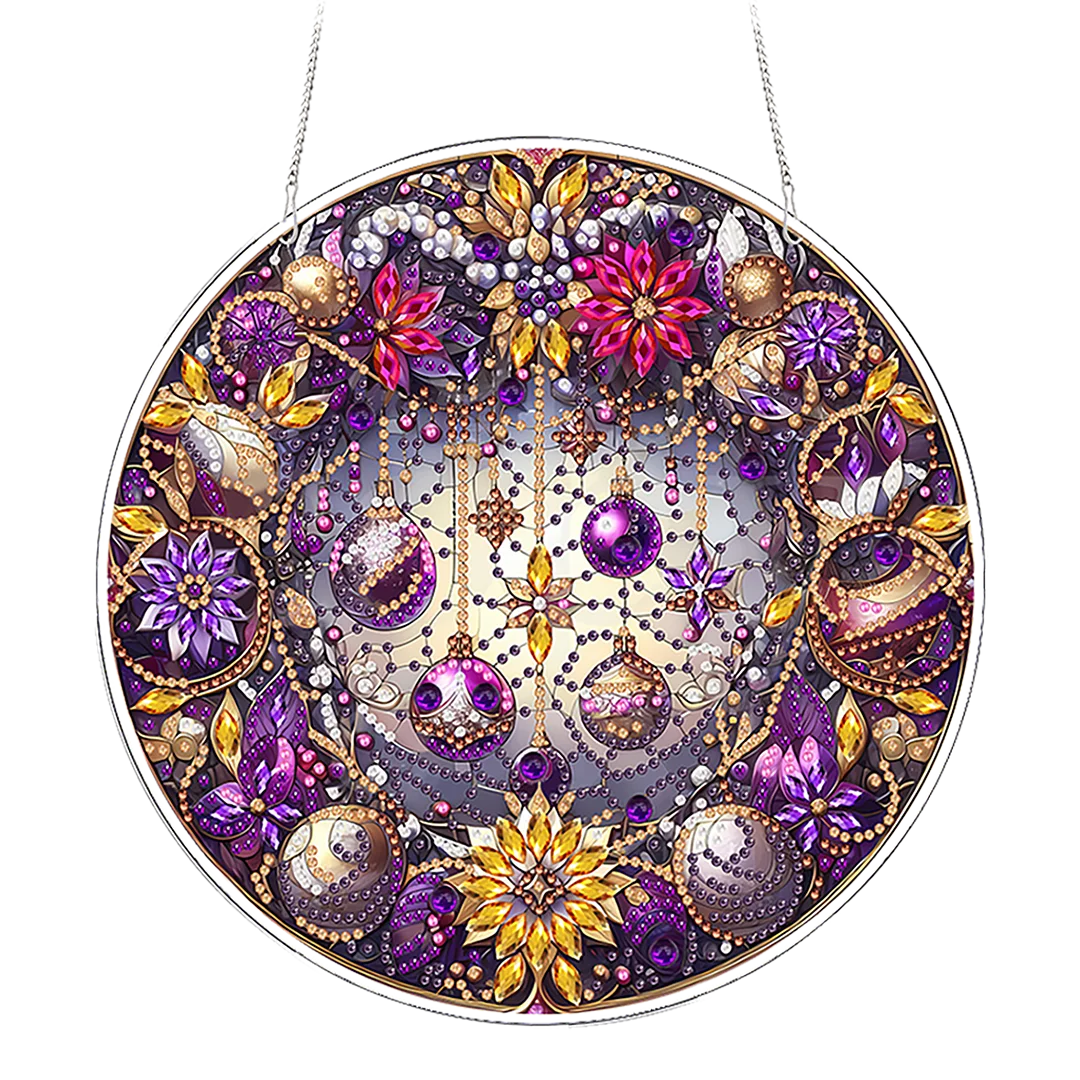 Jewelry 2D Flat DIY Acrylic Diamond Painting Pendants Crafts for Home Wall Decor