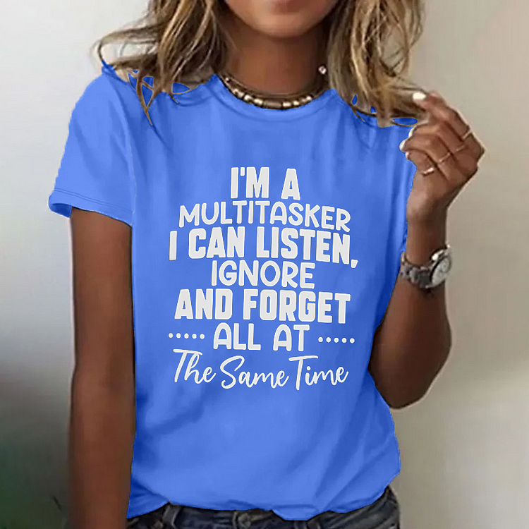 I'M A Multitasker Funny Women T-shirt