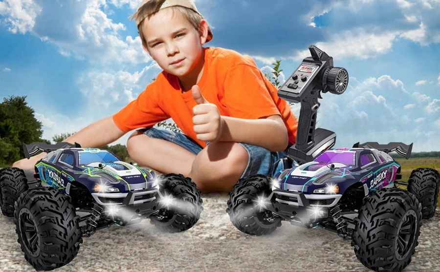Tegooe 116 Scale High Speed RC Off-Road Racing Truck - 4WD Remote Control Toy