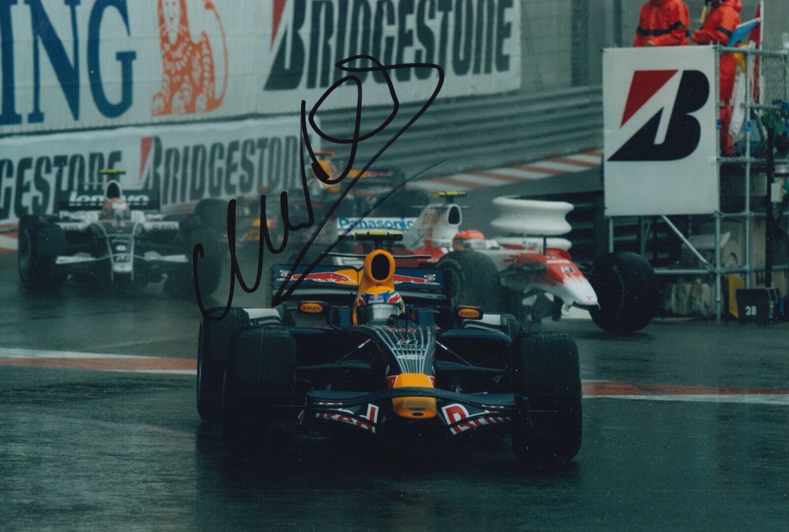 Mark Webber Hand Signed 12x8 Photo Poster painting F1 Autograph Red Bull Racing 6