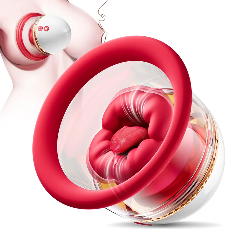 pearlsvibe -  9 Vibration 3 Suction Sucking Vibrator Nipple Anal Clitoral Stimulator Sex Toy