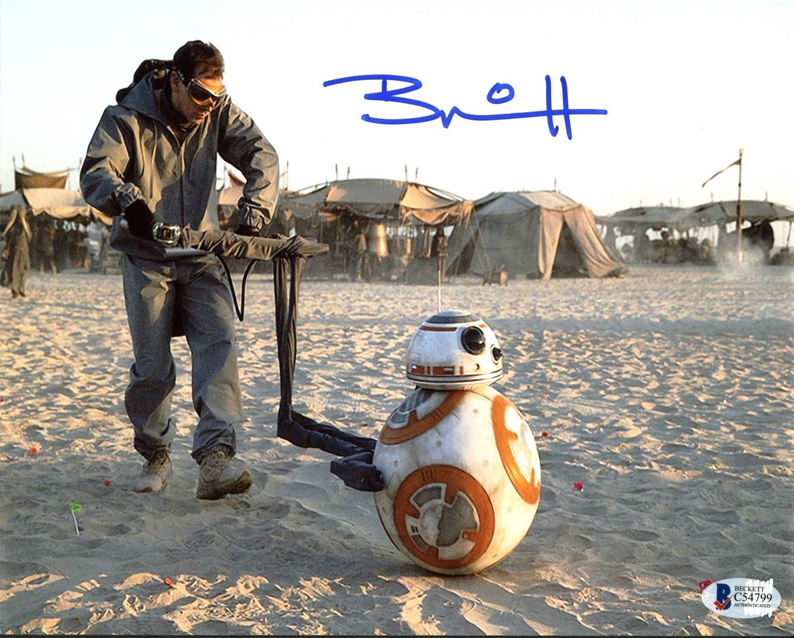 Brian Herring BB-8 Star Wars Force Awakens Authentic Signed 8X10 Photo Poster painting BAS