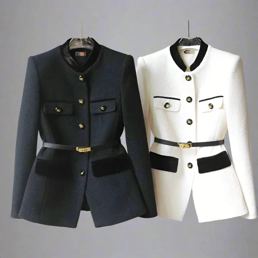 Women's Wool Blend Tailored Jacket &ndash; Smart Mid-Length Layer &ndash; view 2