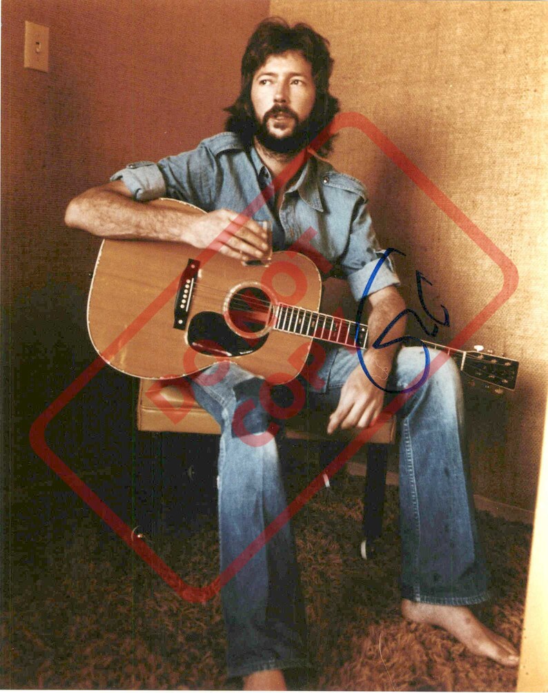 Eric Clapton 8.5x11 Autographed Signed Reprint Photo Poster painting
