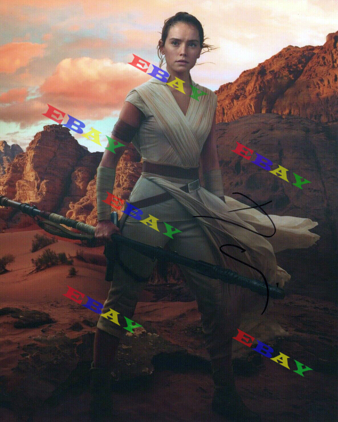 Daisy Ridley Star Wars Autographed Signed 8x10 Photo Poster painting Reprint