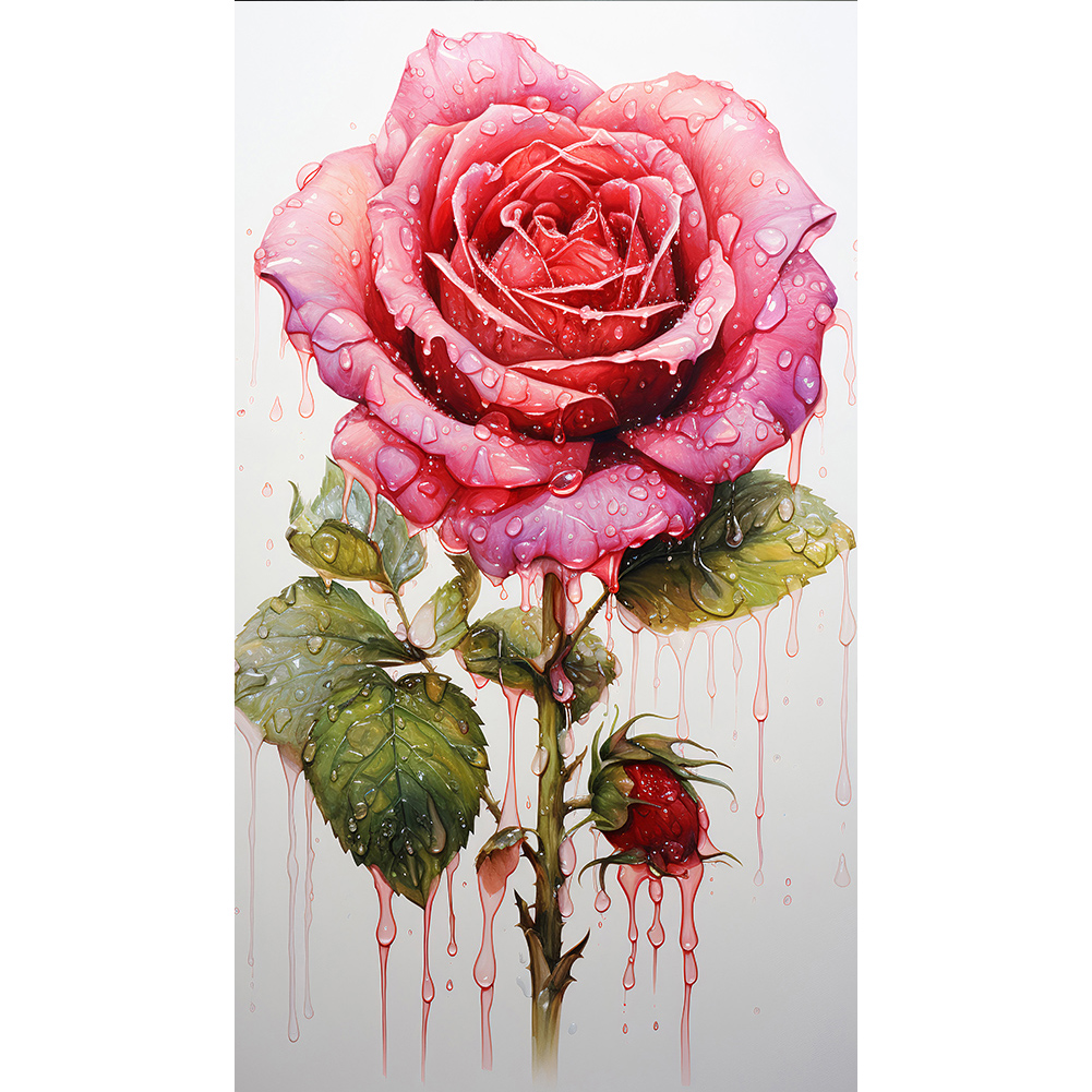 Rose Painting By Numbers 40*70CM